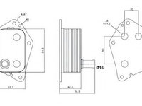 Radiator ulei, ulei motor HYUNDAI TUCSON (TLE) (2015 - 2020) NRF 31159