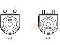 Radiator ulei, ulei motor PEUGEOT 406 limuzina (8B), Citroen BERLINGO I caroserie (M_), Citroen BERLINGO (MF) - VAN WEZEL 40003271