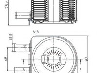 Radiator ulei, ulei motor PEUGEOT 807 (E) (2002 - 2020) NRF 31735