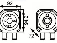 Radiator ulei, ulei motor VW PHAETON (3D_) (2002 - 2020) NRF 31179