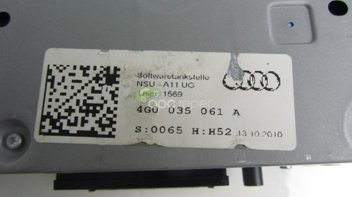 Radio Box MMi 3G Original cod 4G0035061A Audi A6, A7, A8