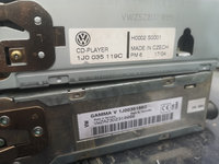 Radio casetofon 1J0035186D, 1J0035119C, CD Vw Golf 4, 1997-2005