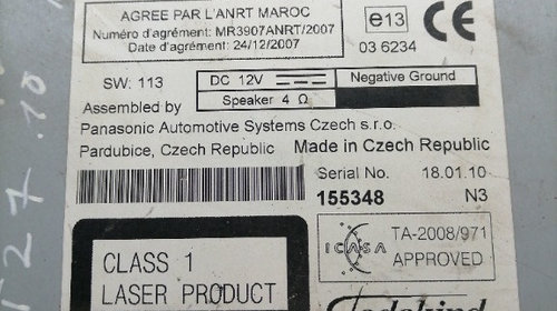 Radio casetofon CD player Toyota Avensis T27 10R026234 8612005150 2009-2014