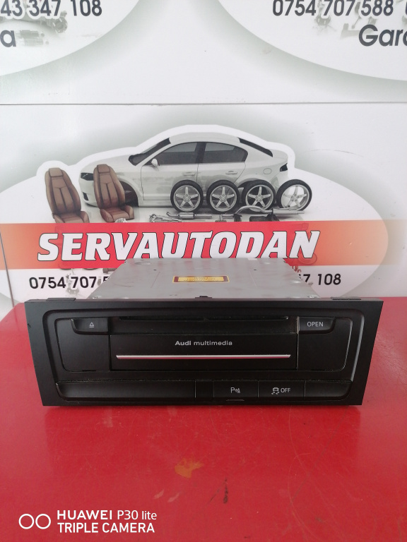 Autoradio D'Origine Pour AUDI A4 - Référence 8E0035192D / 2548871 - Occasion Fonctionnel