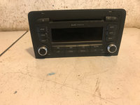 Radio cd + Can audi a3 8p 1.6 8v 102 cp bse 2003 - 2012 cod: 8p0035152c