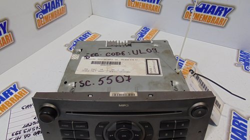 Radio CD cu codul 7645113393 pentru Peugeot 407
