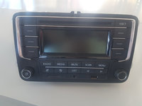 Radio CD cu USB 3AD035185 Volkswagen Caddy 2017 Cargo 2.0TDI, 75KW, E6, CV manuala