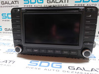 Radio CD DVD Player Navigație GPS Volkswagen Touran 2003 - 2010 Cod 1K0035198A 7612002015 [M3793]