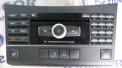 RADIO CD MERCEDES E-CLASS W212 / AN : 2009 / COD - A2129063001