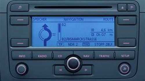 Radio Cd Mp3 OEM Volkswagen Seat Cu Navigatie Rns300