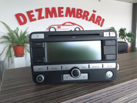 Radio CD mp3 VW Passat 3C 2, an fabricatie 2005 - 2010, cod. 1K0 035 191 D