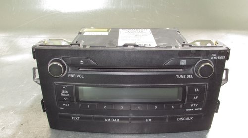 Radio CD mp3 WMA player original Toyota Auris