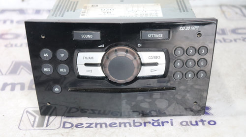 Radio CD Opel Corsa D din 2006 CD 30 MP3 cod 13257029 sau 344183129