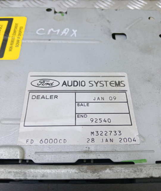Radio Cd player 3m5t18c815bd Ford C-Max 