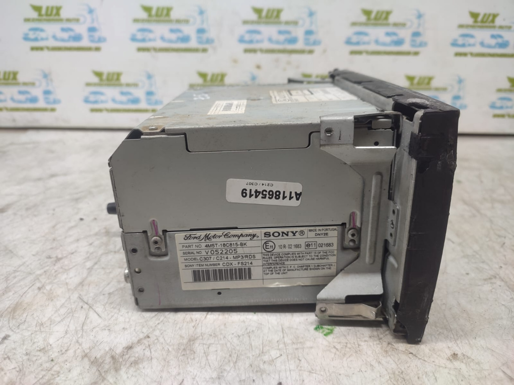 Radio cd player 4M5T-18C815-BK Ford Focu