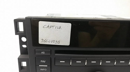 Radio CD player auto Chevrolet Captiva 2006 SH 96647739