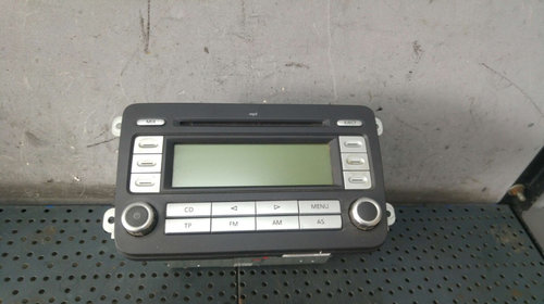 Radio cd player mp 3 vw golf 5 plus 5m1 521 5