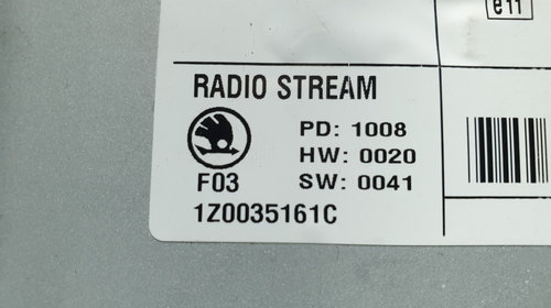 Radio CD Player Skoda Octavia (1Z3) 1.9 BXE 2008