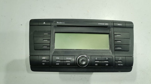 Radio CD Player Skoda Octavia 2 Cod 1Z0035161