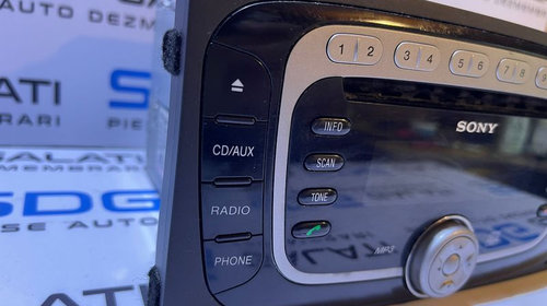 Radio CD Player Sony cu MP3 Ford Focus 2 2004 - 2010 Cod 7M5T-18C939-CC