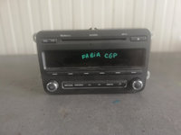 Radio CD Skoda Fabia 2 Break 1.2 benzina 69 cai motor CGP GPA an 2012 cod 5J0035161C