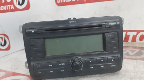 RADIO CD SKODA FABIA II 2008 OEM:5J0035161.
