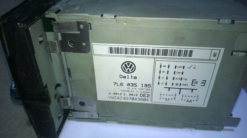 Radio CD VW Touareg TDi 2.5 an 2006