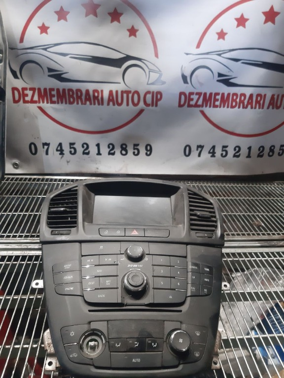 Radio control panel+ clima control+ display bord Opel Insignia cod disp 13223793 cod radio 13273256 cod ac 13