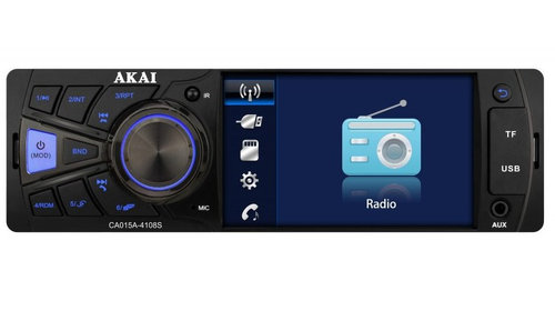 Radio MP3 Player Auto Akai CA015A-4108S Displ