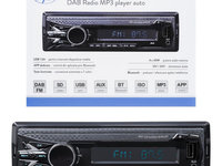 Radio Mp3 Player Auto Dab Si Rds Pni Clementine 8480bt 4x45w, 12/24v, Cu Sd, Usb, Aux, Rca, Bluetooth Si Usb 1.5a Pni Cod:Pni-8480bt