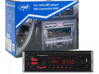 RADIO MP3 PLAYER AUTO PNI CLEMENTINE 8440, 4X45W, 12V, 1 DIN, CU SD, USB, AUX, RCA IS-10040