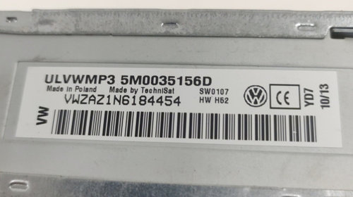 Radio VW Polo 2011 5M0 035 156 C