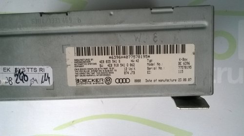 Radiobox MMI Audi A8