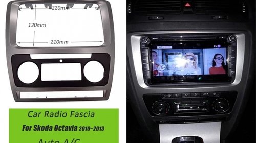Rama 2 din Skoda Octavia 2 facelift