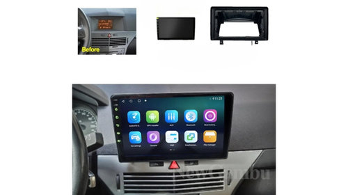 Rama Navigatie 9" cu cablaj si modul canbus compatibila Opel Astra H 2004-2014 Cod: NV3129/ GR3