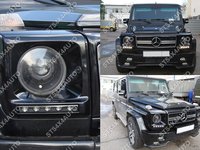 RAME / CARCASA FARURI CU LUMINI DE ZI-DRL PENTRU MERCEDES G-CLASS W463[G63 AMG DESIGN]