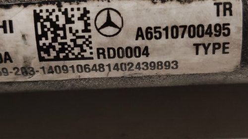 Rampă injectoare Mercedes Benz E Class W212 2.2D 2015 A6510700495