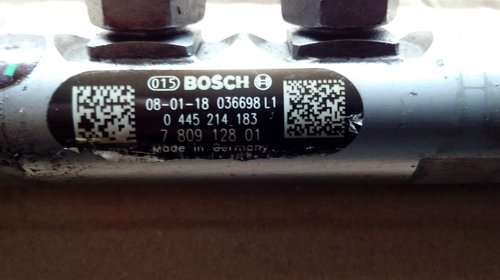 Rampa injectoare completa cu senzori, BMW seria 1,e 87,2.0 diesel,cod 0445214183,780912801