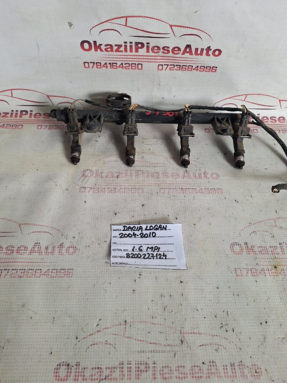 RAMPA INJECTOARE DACIA LOGAN 2004 2010 1.6 MPI 8200227124