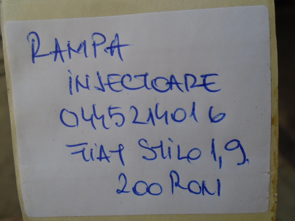 Rampa injectoare fiat stilo 1.9jtd cod 0