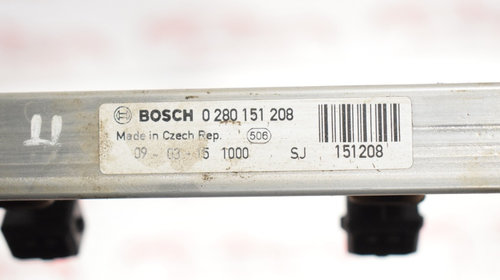 Rampa injectoare Opel Astra H 1.4 B 0280151208 0280158501 619