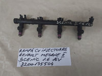 Rampa Injectoare Renault Megane 2 / Scenic 1.6 16V Benzina ( 2003 - 2008 )