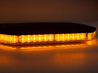 Rampa luminoasa girofar culoare Orange alimentare 12/24V 48 LED-uri protectie IP56 montaj cu magnet