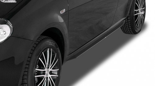 RDX Praguri Laterale pentru FIAT Grande Punto, Punto Evo, Punto (199, 2005-2018) "Slim" RDSL580 material ABS