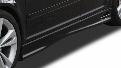 RDX Praguri Laterale pentru SKODA Octavia 2 / 1Z (incl. Facelift) "GT4" RDSL066 material ABS