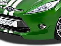 RDX Prelungire Spoiler Bara fata pentru FORD Fiesta MK7 JA8 JR8 (2008-2012) lip bara fata Spoilerlippe RDFA022 material Plastic