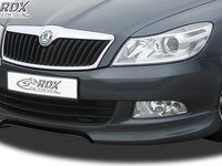 RDX Prelungire Spoiler Bara fata pentru SKODA Octavia 2 / 1Z Facelift 2008+ ( nu si pentru RS) lip bara fata Spoilerlippe RDFA017 material GFK