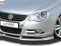 RDX Prelungire Spoiler Bara fata VARIO-X pentru VW Eos 1F -2011 lip bara fata Spoilerlippe RDFAVX30577 material Plastic