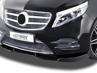 RDX Prelungire Spoiler Bara fata VARIO-X pentru MERCEDES V-Klasse W447 AMG-Line lip bara fata "V1" fata Spoilerlippe RDFAVX30798 material Plastic