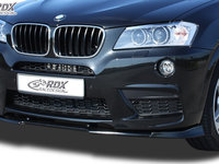 RDX Prelungire Spoiler Bara fata VARIO-X pentru BMW X3 F25 M-Technik -2014 lip bara fata Spoilerlippe RDFAVX30679 material Plastic